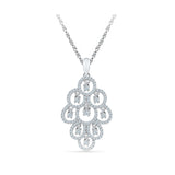Luxurious Bunch Diamond Pendant