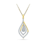 Alluring Almond Diamond Pendant - Radiant Bay