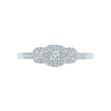 Sparkly Love Diamond Engagement Ring