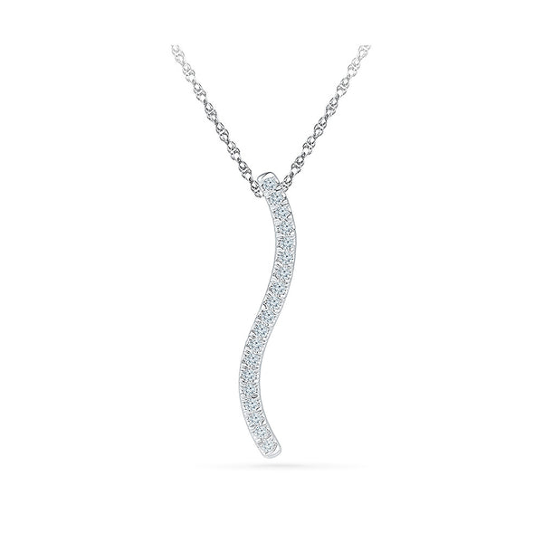 The Swirl Diamond Pendant