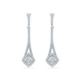Wardrobe Favourite Diamond Drop Earrings
