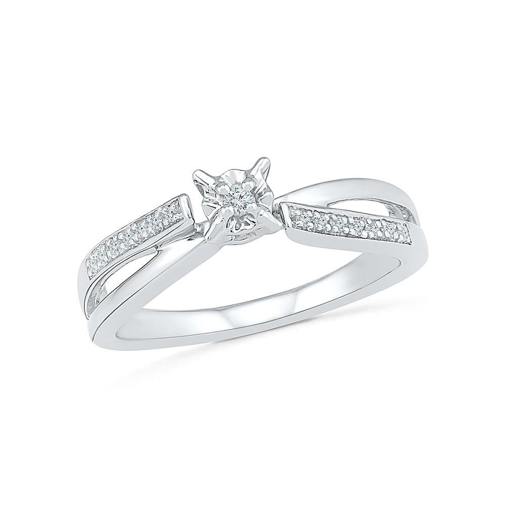 Moissanite Wedding Band Diamond Engagement Ring | Diamond Wedding Ring Sets  Women - Rings - Aliexpress