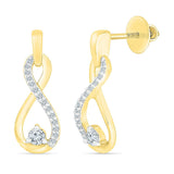 Contemporary Infinity Earring