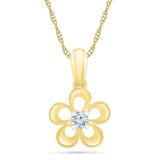 Blooming Beauty Bold Gold Pendant