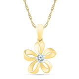 Windmill Bold Gold Floral Pendant
