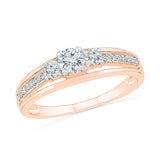 Forever Love 3 Stone Diamond Ring
