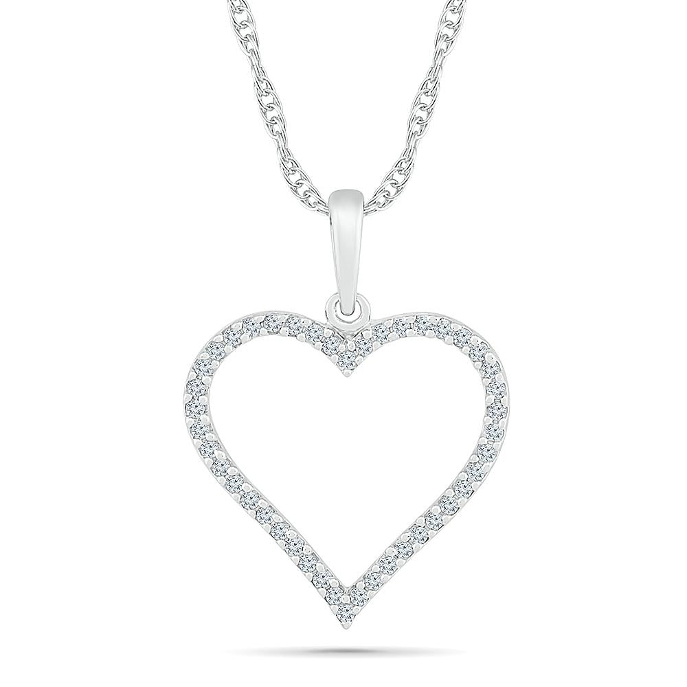 Diamond Gold Infinity Heart Necklace
