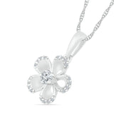 Blooming Bud Bold Gold Floral Pendant