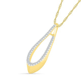 Good-Looking Bold Gold Linear Pendant