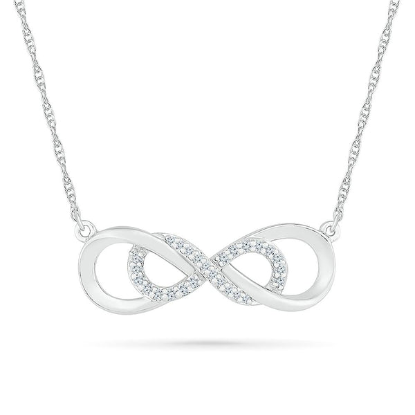 Swirly Infinity Necklace