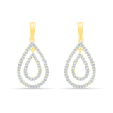 Pear Drop Fashion Diamond Earrings