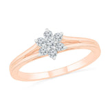 Sophisticated Cluster Ring