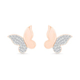 Charming Butterfly Stud Earrings