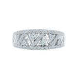 Zig Zag Dazzle Diamond Ring