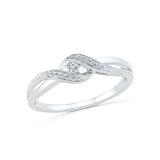 14kt / 18kt white and yellow gold Plush Everyday Diamond Ring  in PAVE and PRONG for women online