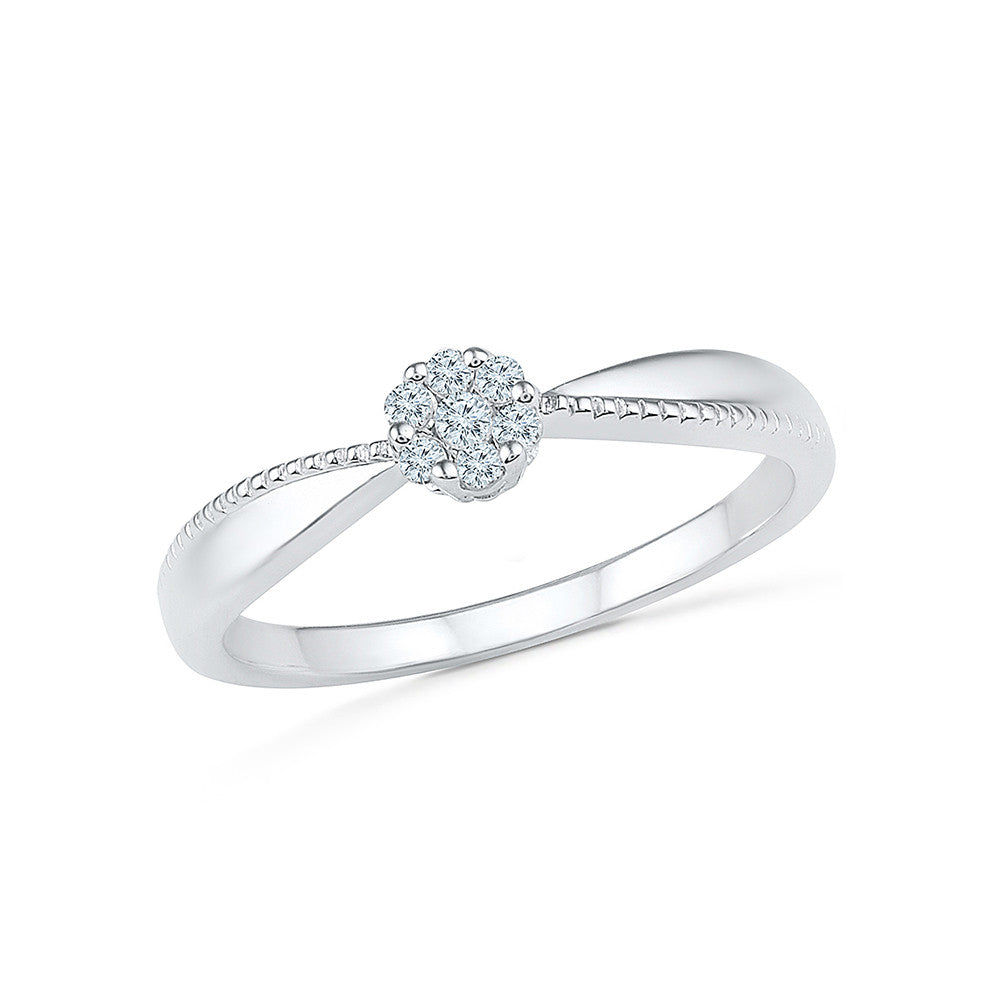 Simple Women's Diamond Ring Gold Color Square Diamond Women's Engagement  Ring | Wish