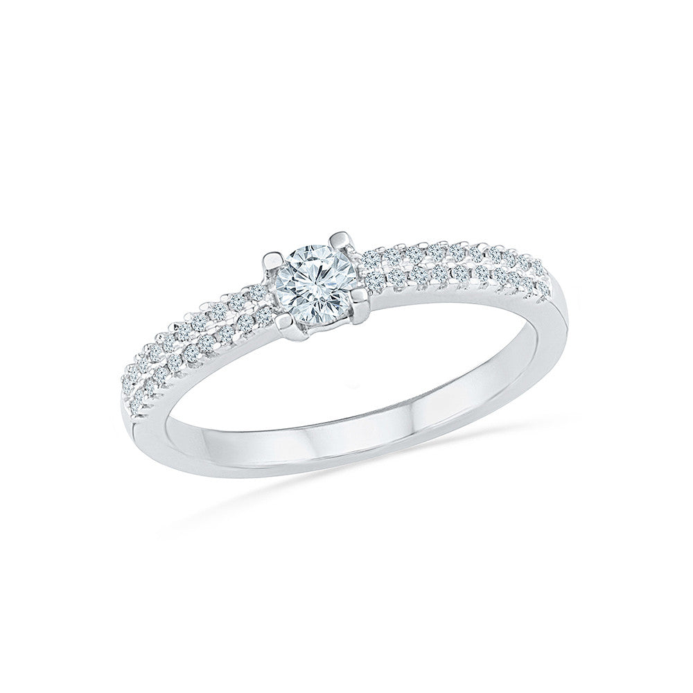 Platinum Solitaire Diamond Engagement Ring #104173 - Seattle Bellevue |  Joseph Jewelry