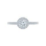 Winsome Diamond Engagement Band Ring