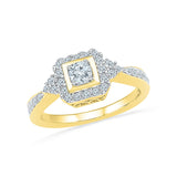 Exquisite Diamond Engagement Band Ring