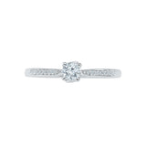 Solitaire Diamond Engagement Band Ring