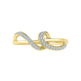 Curvilineal Everyday Diamond Ring