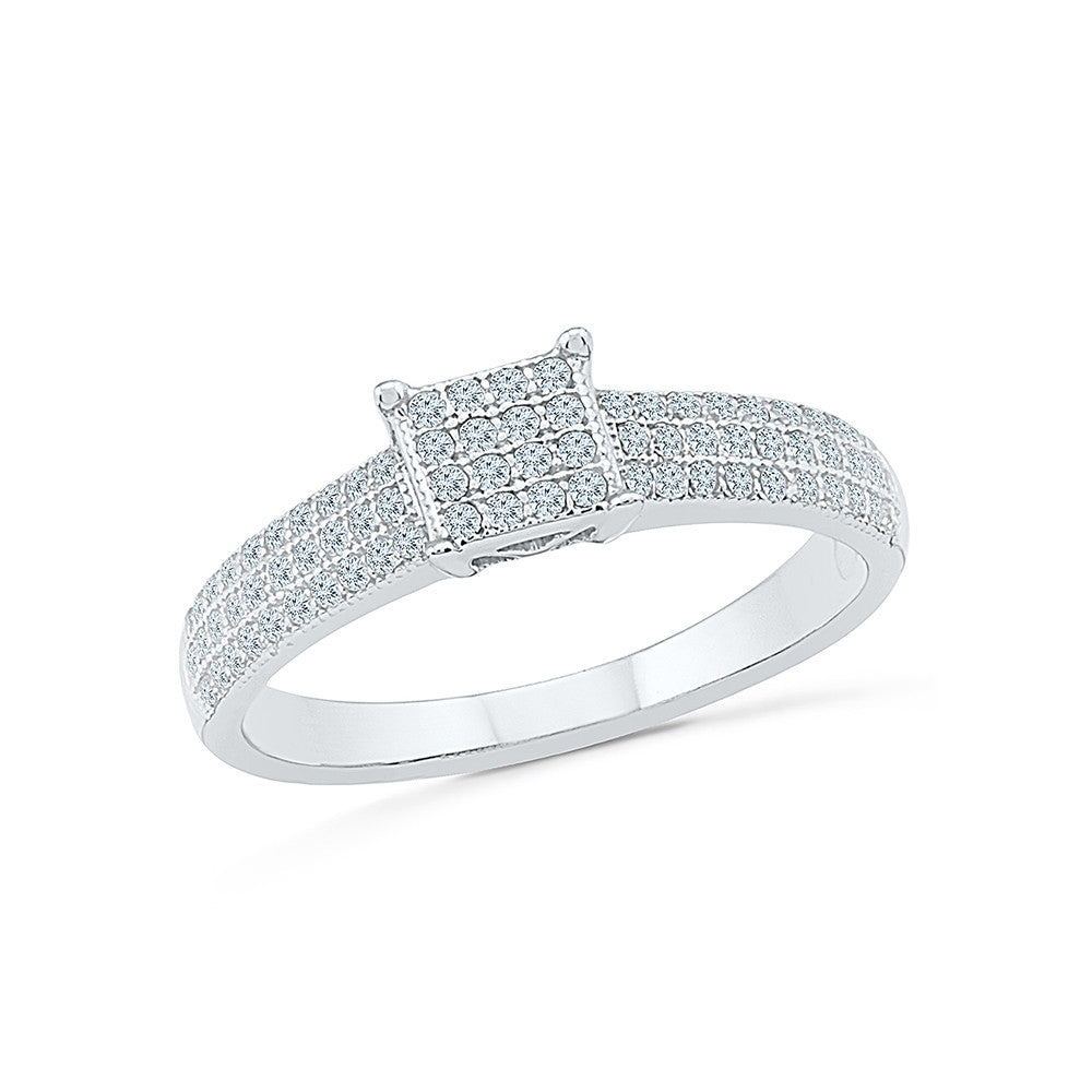 Princess Cut Diamond Engagement Ring #105124 - Seattle Bellevue | Joseph  Jewelry