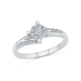 14k, 18k white and yellow gold Eternal Dance Diamond Engagement Ring in PRONG setting for women online