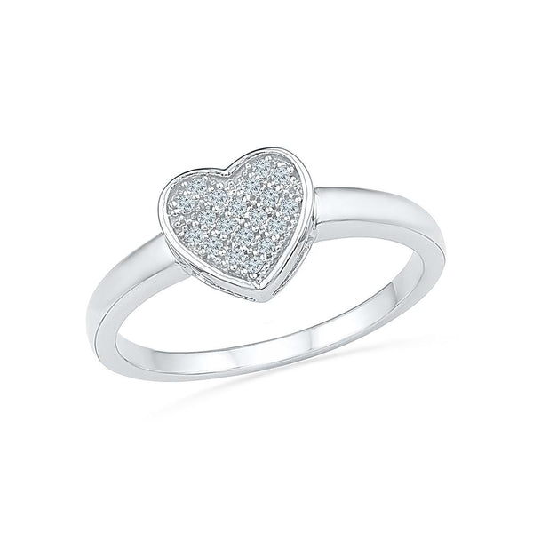 Silver Casual Diamond Ring