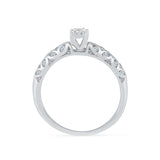 Vineframe Solitary Diamond Engagement Ring