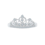Princess Pride Diamond Silver Ring