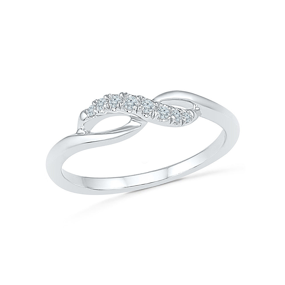Gold Calm Cascade Diamond Ring – GIVA Jewellery