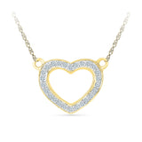 Ornamental Heart Diamond Necklace