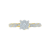 Bridal Bliss Diamond Engagement Ring - Radiant Bay