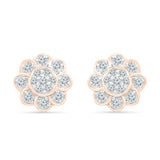 The Exquisite Floral Stud Earrings
