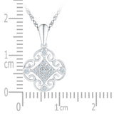 Classy Royal Square Diamond Pendant