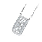 The Fate Card Diamond Silver Necklace