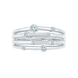 Galaxy Glamour Diamond Cocktail Ring