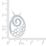 Deluxe Oval Diamond Pendant