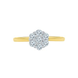 Teeny Floral Everyday Diamond Ring