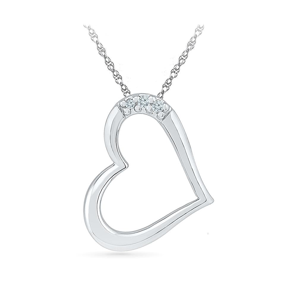 Amazon.com: ILLUMIN Tender Tilted Heart Pendant Necklace for Women 925  Sterling Silver with Cubic Zirconia, 18K Gold Plated, 16-18 inch Adjustable  Cable Chain, Rose Gold : Clothing, Shoes & Jewelry