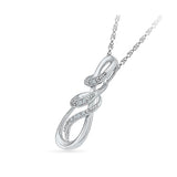 The Revelry Diamond Silver Pendant