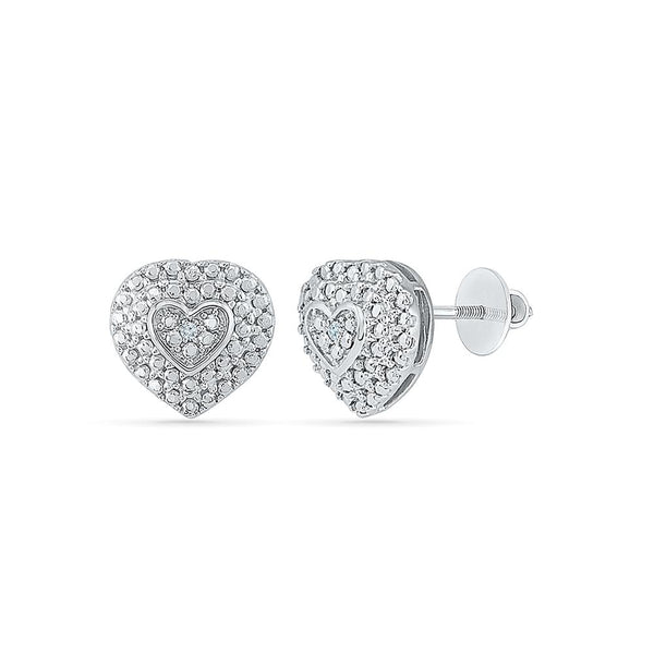 Mirth Diamond Studs in 92.5 Sterling Silver for women online