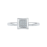 Square Elegance Everyday Diamond Ring