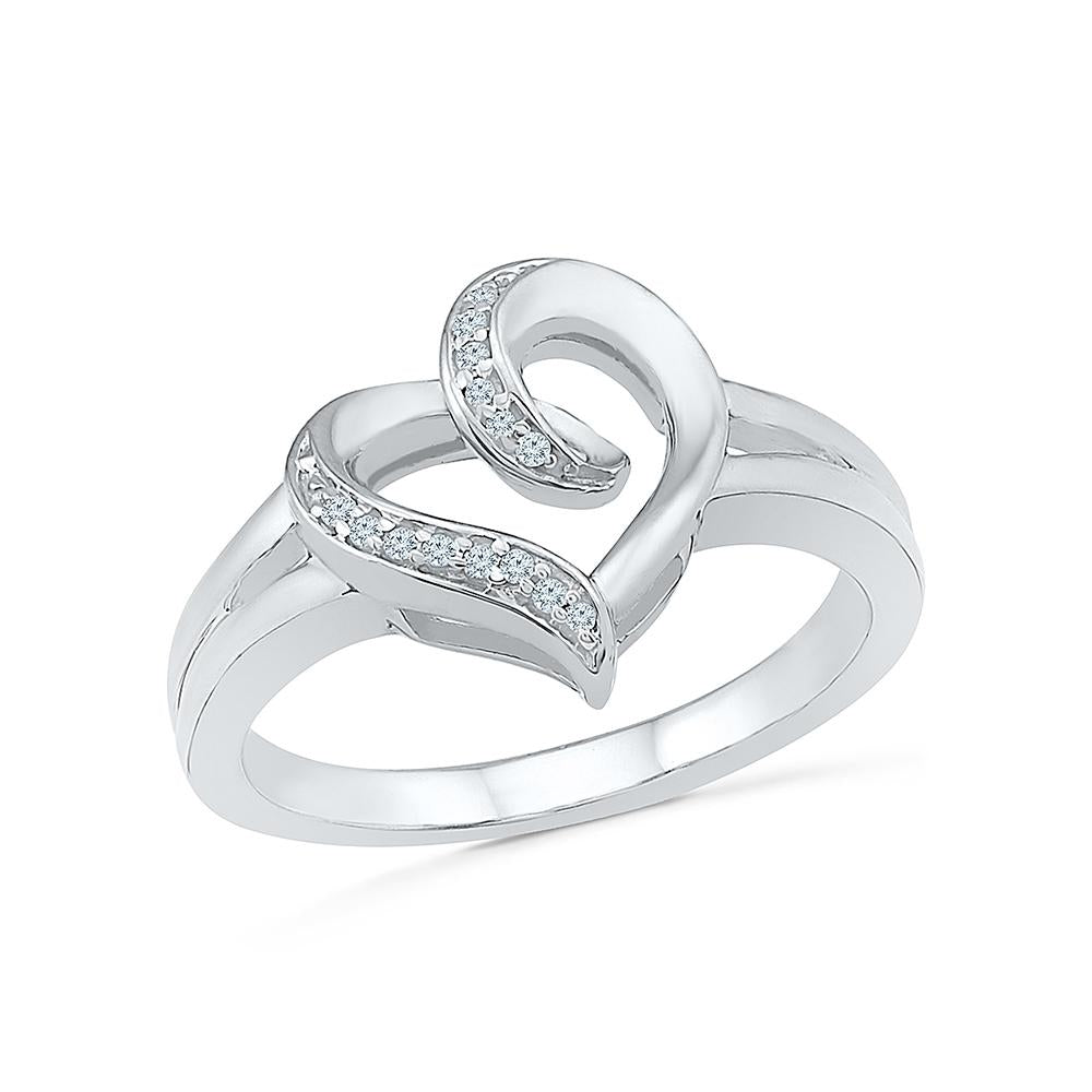 Sterling Silver Diamond Engagement Rings 2024 | favors.com