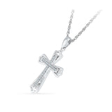 Savior Diamond Cross Pendant