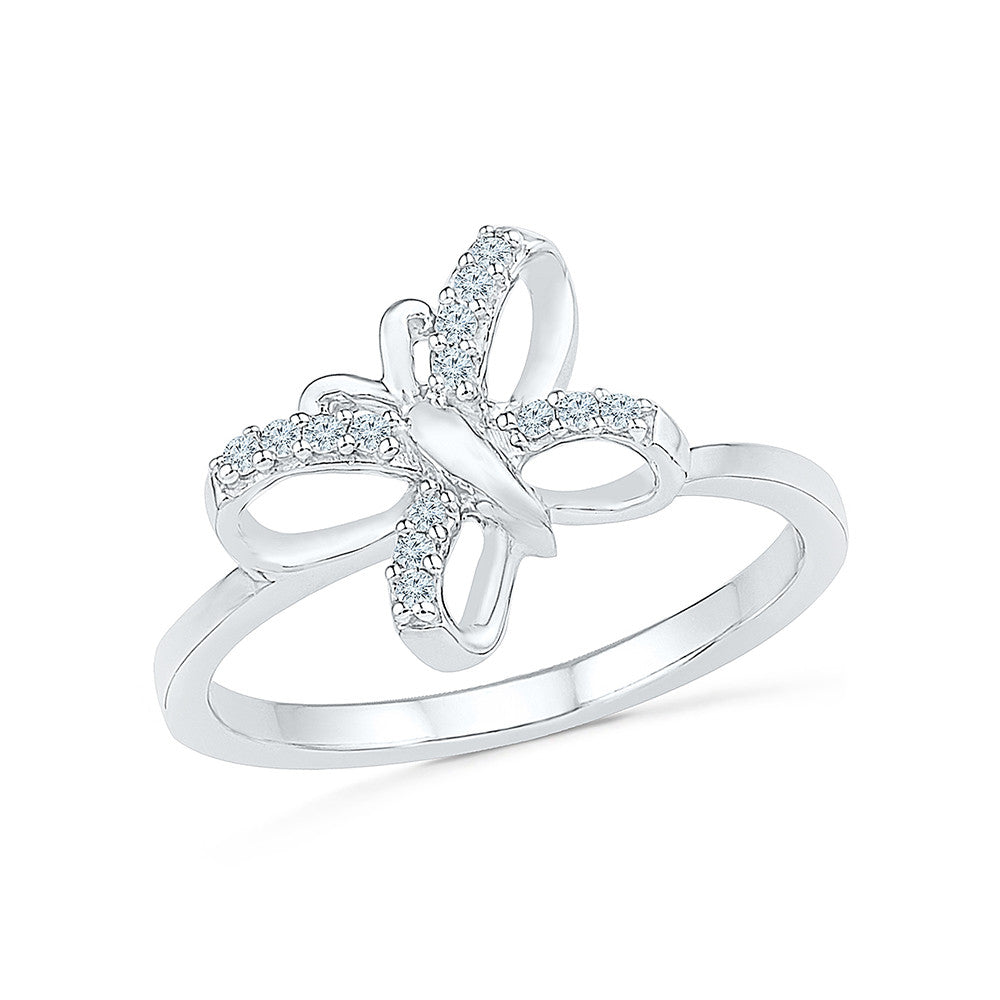 Diamonds Ring black and white gold - Clemència Peris ® Jewellery