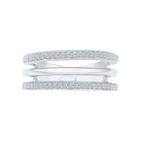 Lavish Layers Everyday Diamond Silver Ring