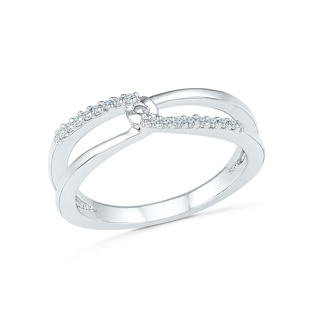 74508 Hold OF Two Diamond Midi Ring for