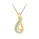 Quirky Ethnic Wear Diamond Pendant in 14k and 18k Gold online for women