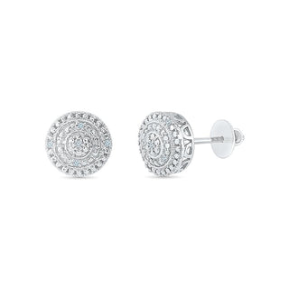 033 ct Diamond Cluster Stud Earrings  Wholesale custom jewelry  manufacturer  Variation